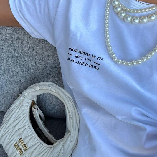 T-SHIRT BLANC GLOW